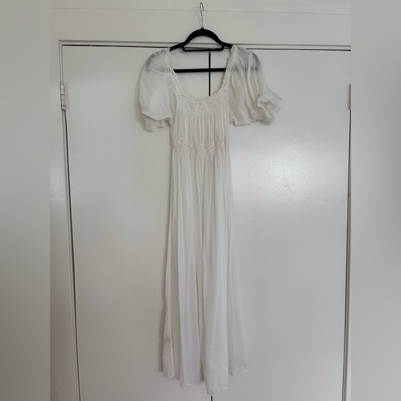 Doen Eclipse Nightgown Dress in Salt - Picture 6 of 8